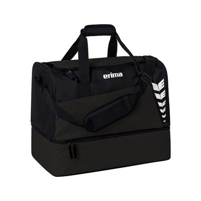 ERIMA SIX WINGS sporttas met bodemvak | zwart | 7232407
