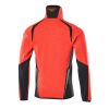 Afbeelding van Mascot Accelerate Safe Fleecetrui met rits | 19403-316 | 22210-hi-vis rood/donkermarine