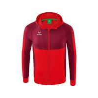 ERIMA Six Wings trainingsjack met capuchon Unisex | rood/bordeaux | 1032205