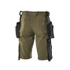 Afbeelding van Shorts, afneembare spijkerzakken,stretch | 17149-311 | 033-mosgroen