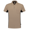 Afbeelding van Poloshirt Bicolor Borstzak | khaki/zwart | 202002-0509 | TRICORP WORKWEAR