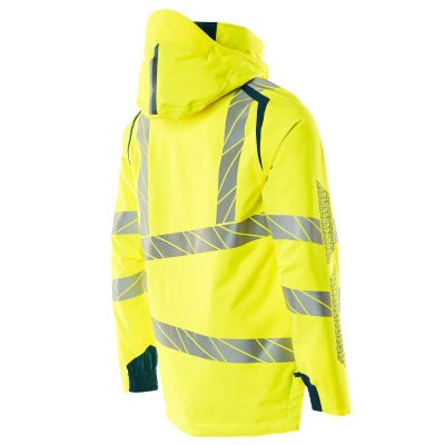 Foto van Mascot Accelerate Safe Shell jas | 19001-449 | 1744-hi-vis geel/donkerpetrol