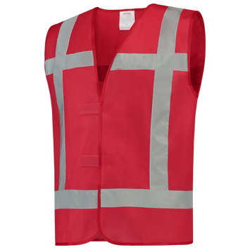 Vest Reflectie | fluorrood | 453014-222 | TRICORP SAFETY Foto van Vest Reflectie | fluorrood | 453014-222 | TRICORP SAFETY