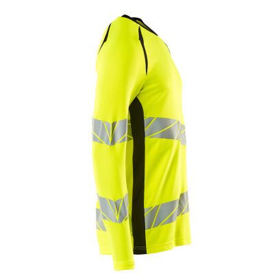 Foto van Mascot Accelerate Safe T-shirt, met lange mouwen | 19081-771 | 1709-hi-vis geel/zwart