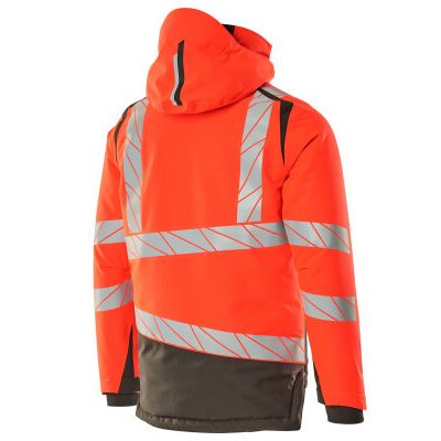 Foto van Mascot Accelerate Safe Winterjas | 19335-231 | 22218-hi-vis rood/donkerantraciet