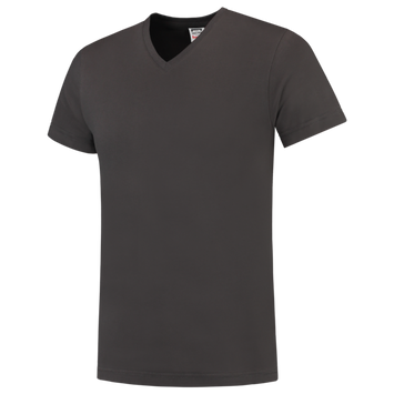 Foto van T-shirt V Hals Fitted | donkergrijs | 101005-18 | TRICORP WORKWEAR