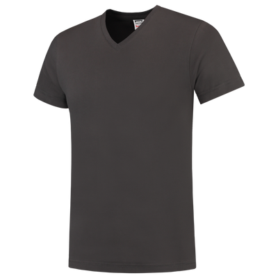 T-shirt V Hals Fitted | donkergrijs | 101005-18 | TRICORP WORKWEAR