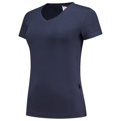 Foto van T-shirt V Hals Fitted Dames | donkermarine | 101008-010 | TRICORP WORKWEAR