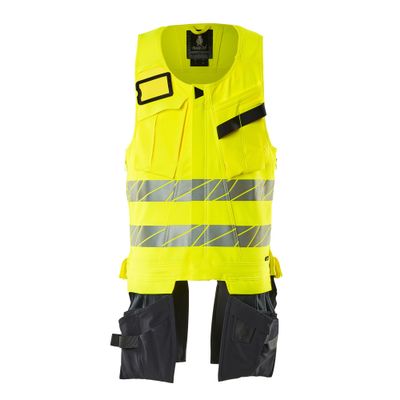 Mascot Accelerate Safe Gereedschapsvest | 19589-711 | 17010-hi-vis geel/donkermarine Mascot Accelerate Safe Gereedschapsvest | 19589-711 | 17010-hi-vis geel/donkermarine