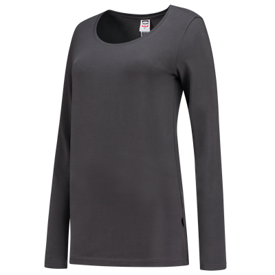 T-shirt Lange Mouw Dames | donkergrijs | 101010-18 | TRICORP WORKWEAR