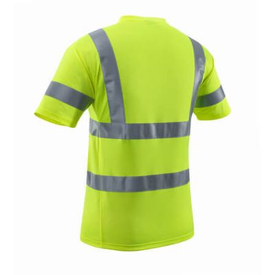 Foto van T-shirt, V-hals, klasse 2 | 18282-995 | 017-hi-vis geel