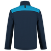 Afbeelding van Softshell Bicolor Naden | donkermarine/turkoois | 402021-01087 | TRICORP WORKWEAR