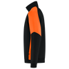 Afbeelding van Zip Sweater Bicolor Redefined | zwart/oranje | 306111-0998 | TRICORP WORKWEAR