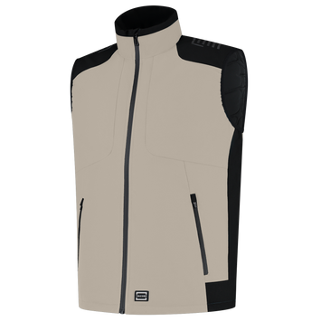 Foto van Bodywarmer Redefined | zand/zwart | 406106-5509 | TRICORP WORKWEAR