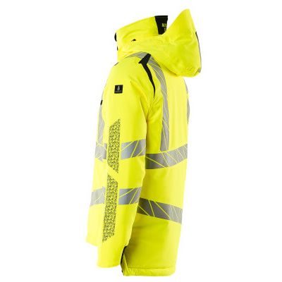 Foto van Mascot Accelerate Safe Winterjas | 19035-449 | 17010-hi-vis geel/donkermarine