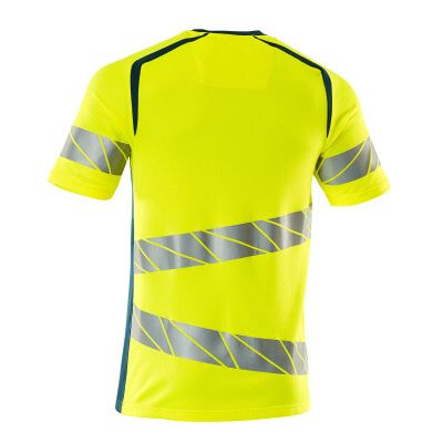 Foto van Mascot Accelerate Safe T-shirt | 19082-771 | 1744-hi-vis geel/donkerpetrol