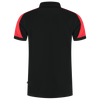 Afbeelding van Poloshirt Bicolor Redefined | zwart/helderrood | 206106-09202 | TRICORP WORKWEAR