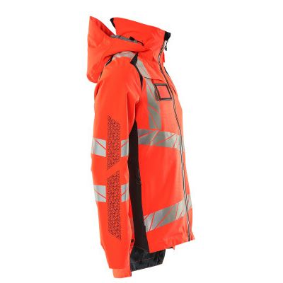 Foto van Mascot Accelerate Safe Shell jas | 19001-449 | 22210-hi-vis rood/donkermarine