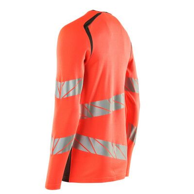 Foto van Mascot Accelerate Safe T-shirt, met lange mouwen | 19081-771 | 22218-hi-vis rood/donkerantraciet