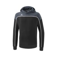 ERIMA CHANGE by erima sweatshirt met capuchon Kinderen | black grey/slate grey/wit | 1072304