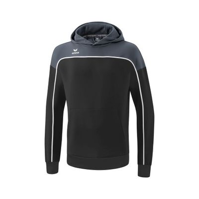 Foto van ERIMA CHANGE by erima sweatshirt met capuchon Kinderen | black grey/slate grey/wit | 1072304
