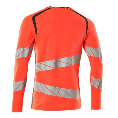 Foto van Mascot Accelerate Safe T-shirt, met lange mouwen | 19081-771 | 22218-hi-vis rood/donkerantraciet