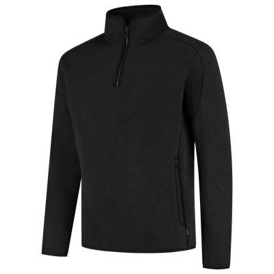 Foto van Knitted Fleecejack 1/4 Zip Redefined | zwart | 306117-09 | TRICORP WORKWEAR