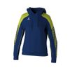 Afbeelding van ERIMA EVO STAR sweatshirt met capuchon Dames | new navy/lime | 1072431