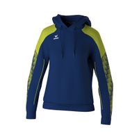ERIMA EVO STAR sweatshirt met capuchon Dames | new navy/lime | 1072431