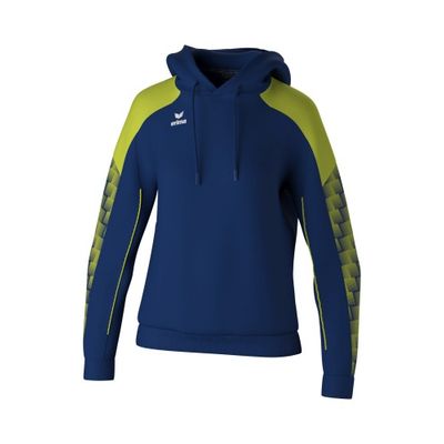 Foto van ERIMA EVO STAR sweatshirt met capuchon Dames | new navy/lime | 1072431