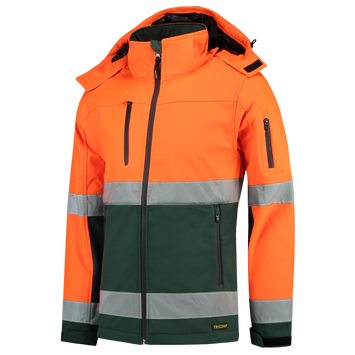 Softshell ISO20471 Bicolor | fluororanje/groen | 403007-1403 | TRICORP SAFETY Foto van Softshell ISO20471 Bicolor | fluororanje/groen | 403007-1403 | TRICORP SAFETY