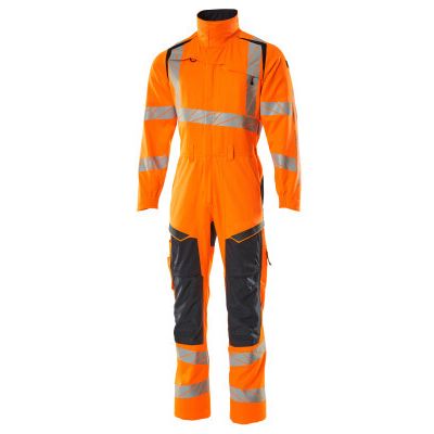 Foto van Mascot Accelerate Safe Overall met kniezakken | 19519-236 | 14010-hi-vis oranje/donkermarine