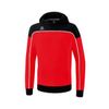 Afbeelding van Erima Change sweatshirt met capuchon heren, rood/zwart/wit, 1072301