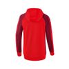 Afbeelding van ERIMA Six Wings trainingsjack met capuchon Dames | rood/bordeaux | 1032216