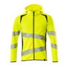 Afbeelding van Mascot Accelerate Safe Capuchontrui met rits | 19284-781 | 17010-hi-vis geel/donkermarine