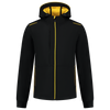 Afbeelding van Softshell Capuchon Accent | zwart/geel | 402705-0907 | TRICORP WORKWEAR