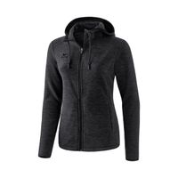 Fleece jack Dames | zwart melange | 2061902