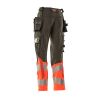 Afbeelding van Mascot Accelerate Safe Broek met spijkerzakken | 19131-711 | 18222-donkerantraciet/hi-vis rood