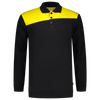 Afbeelding van Polosweater Bicolor Naden | zwart/geel | 302004-0907 | TRICORP WORKWEAR