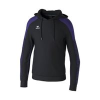 ERIMA EVO STAR sweatshirt met capuchon Kinderen | zwart/ultra violet | 1072407