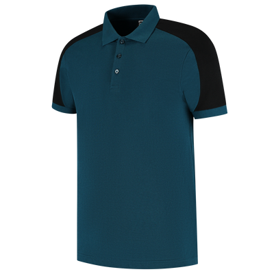 Foto van Poloshirt Bicolor Redefined | petrol/zwart | 206106-9309 | TRICORP WORKWEAR