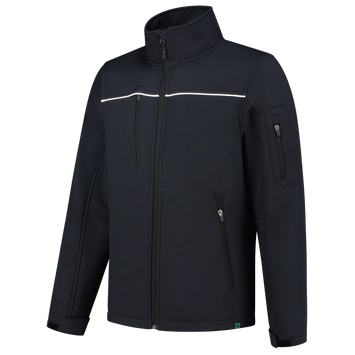 Foto van Softshell Luxe Rewear | marine | 402701-01 | TRICORP WORKWEAR