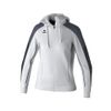 Afbeelding van ERIMA EVO STAR trainingsjack met capuchon Dames | wit/zwart | 1032439