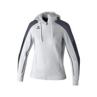 ERIMA EVO STAR trainingsjack met capuchon Dames | wit/zwart | 1032439