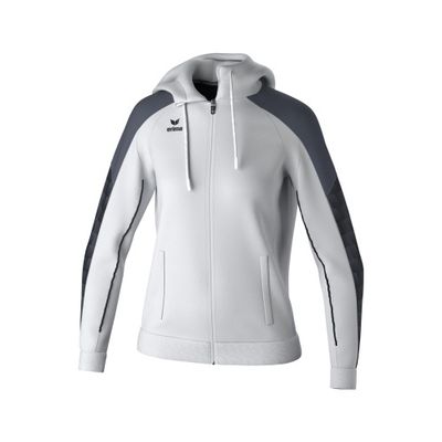 Foto van ERIMA EVO STAR trainingsjack met capuchon Dames | wit/zwart | 1032439