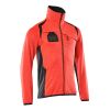 Afbeelding van Mascot Accelerate Safe Fleecetrui met rits | 19403-316 | 22210-hi-vis rood/donkermarine