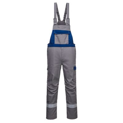 PortWest Bizflame Ultra tweekleurige Amerikaanse overall Grijs| FR07