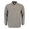 Afbeelding van Polosweater Bicolor Borstzak | grijs/zwart | 302001-8809 | TRICORP WORKWEAR