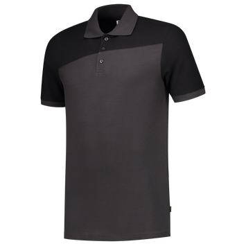 Foto van Poloshirt Bicolor Naden | donkergrijs/zwart | 202006-1809 | TRICORP WORKWEAR