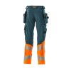 Afbeelding van Mascot Accelerate Safe Broek met spijkerzakken | 19131-711 | 4414-donkerpetrol/hi-vis oranje